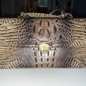 Brand New Never Used Brahmin Crossbody Large Leather Purse